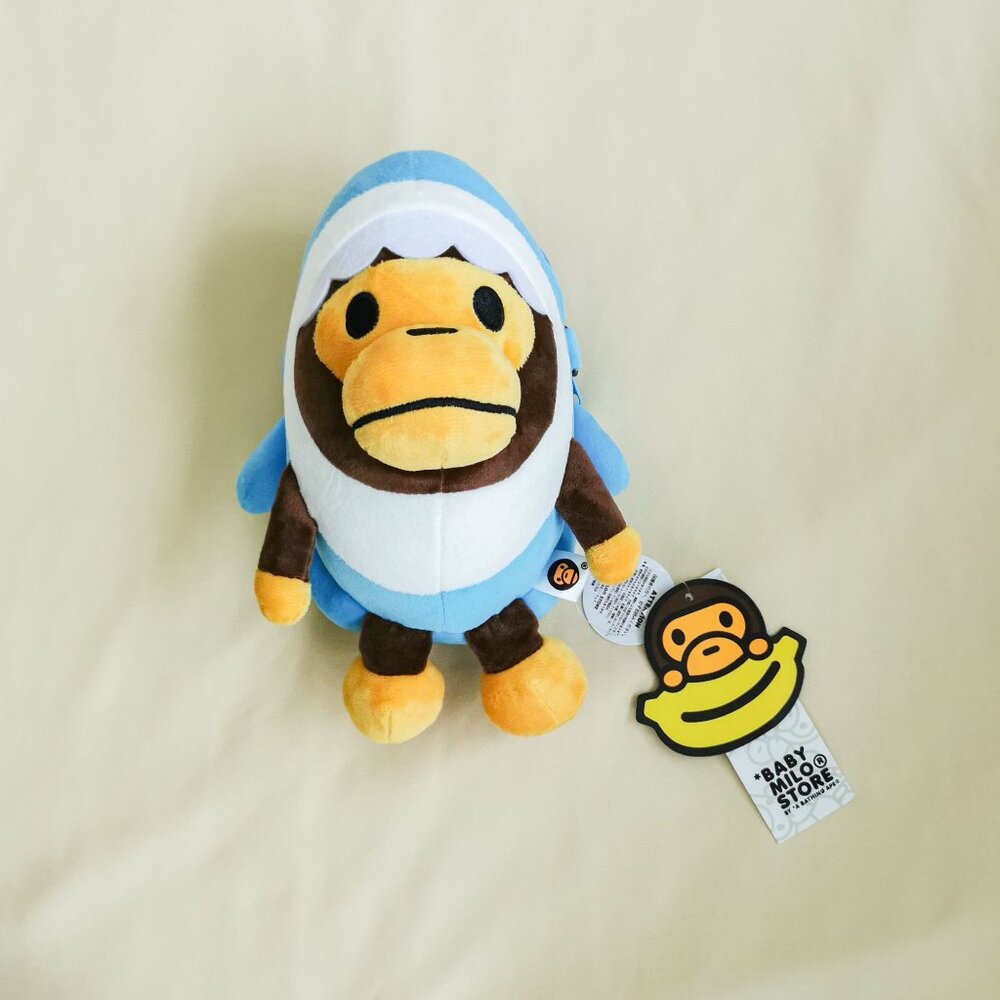 A Bathing Ape Shark Plush Toy Collectible New